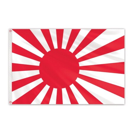 Japanese Ensign Outdoor Nylon Flag 3'x5'